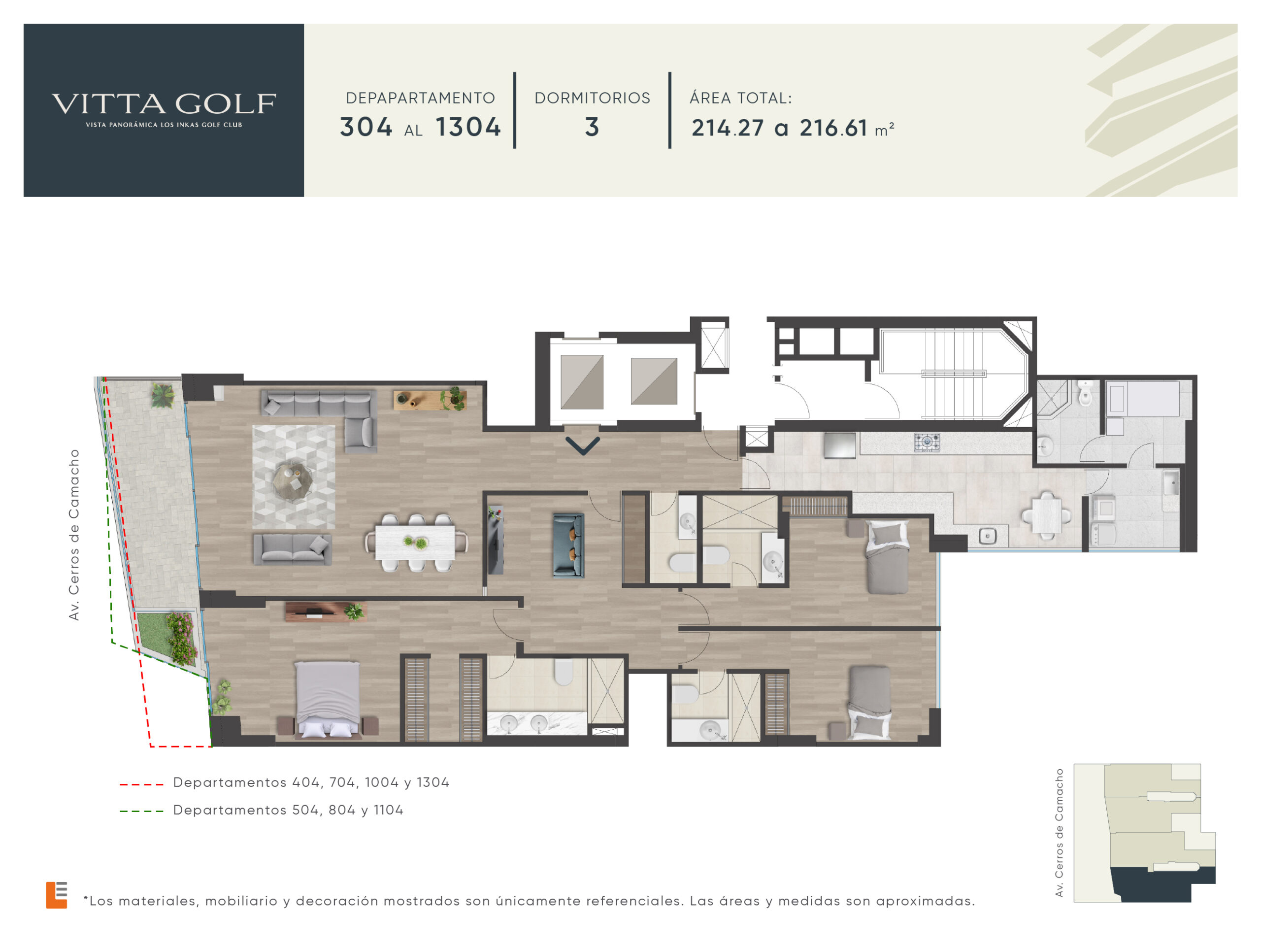 Departamento 304 al 1304